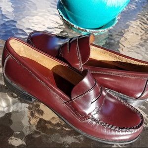 GH BASS Cordovan Penny Loafers NEW 7.5 N
